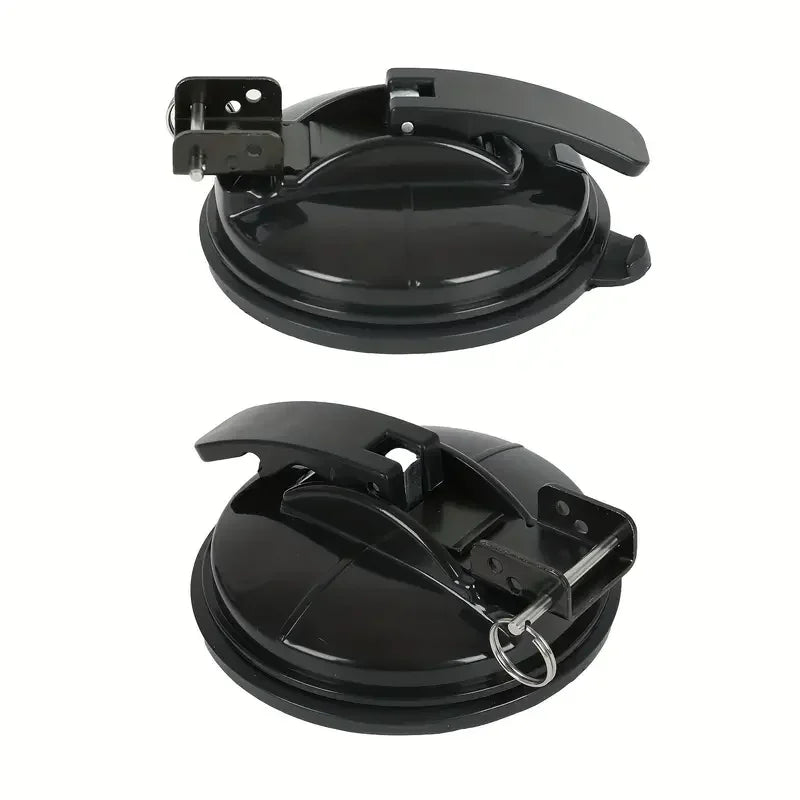 2PCS Durable Heavy-Duty Tent Suction Cup Anchor Black / White For Car Side Awning Tarps Canopy Lock Suction Cup RV Accessories