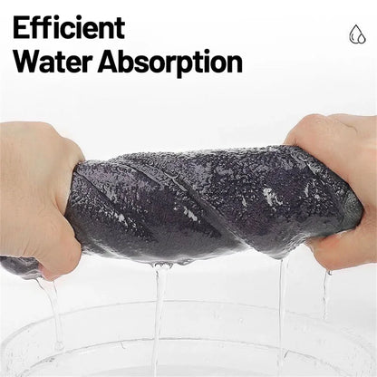 1-10PCS Car Wash Towel Ultra-fine Fiber Car Cleaning Cloth Soft Clean and Dry Cloth Edge Sealing Strong Water Absorption Rags