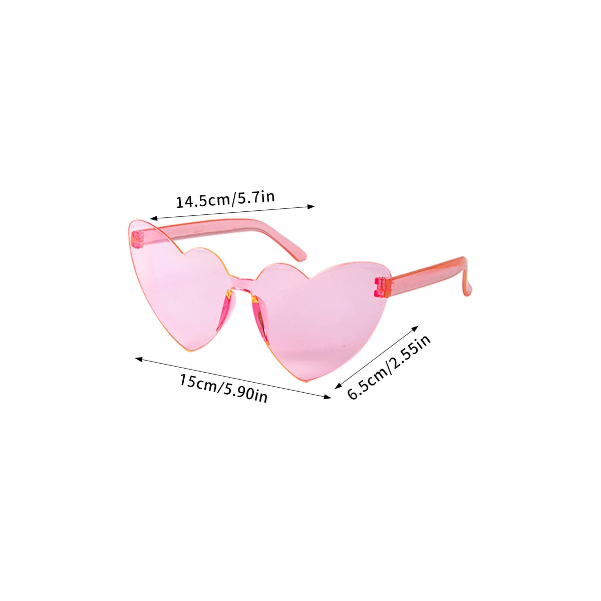 6/8/10/12pcs Wedding Bridal Shower Sunglasses Pink Red Heart Glasses Bride To Be Bridesmaid Gifts Bachelorette Hen Party Decors