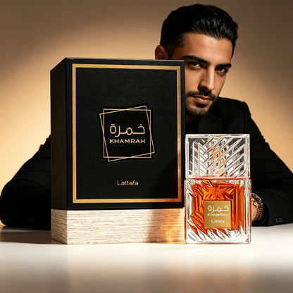 Warm Spicy, Amber, Cinnamon - Eau de Parfum Long-Lasting Fragrance for Unisex-Lattafa Khamrah