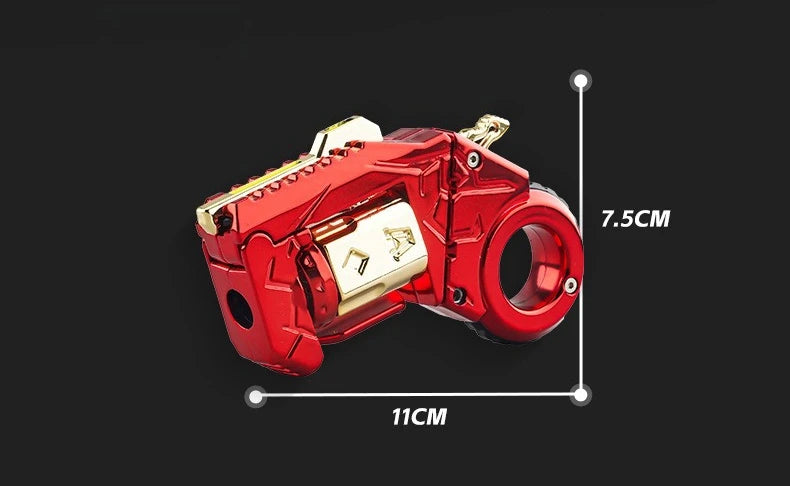 Stress Relief Toy Pistol Guns Eject Fidget Roller Paragraph Ring Mechanical Slider Multi-functional Sensory Toys Anti Anxiety