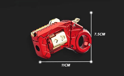 Stress Relief Toy Pistol Guns Eject Fidget Roller Paragraph Ring Mechanical Slider Multi-functional Sensory Toys Anti Anxiety