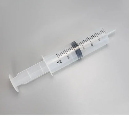 Large Vacuum Capacity Syringe 100/200/300/500ml Reusable Syringe Oil Pump with 1m Hose Pet Nutrition Feeding Metering Pump
