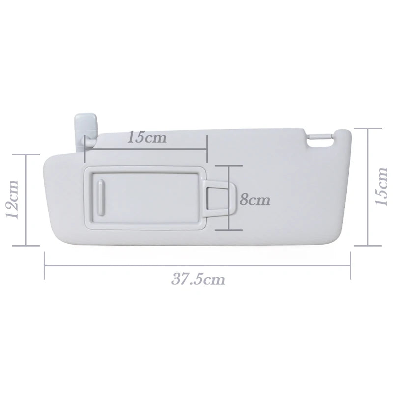 Car Sun Visor with Mirror For Volkswagen Jetta/For Skoda Octavia /For Xinrui/For Santana 5G0857551 5G0857552 5GG857551 5GG857552
