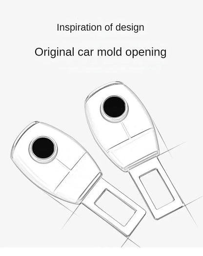 1/2/4 Pieces Car Seat Belt Clip Extender Alloy Seatbelt Lock Buckle Plug Auto Fastener Converter Clip Safety Belt Decoration