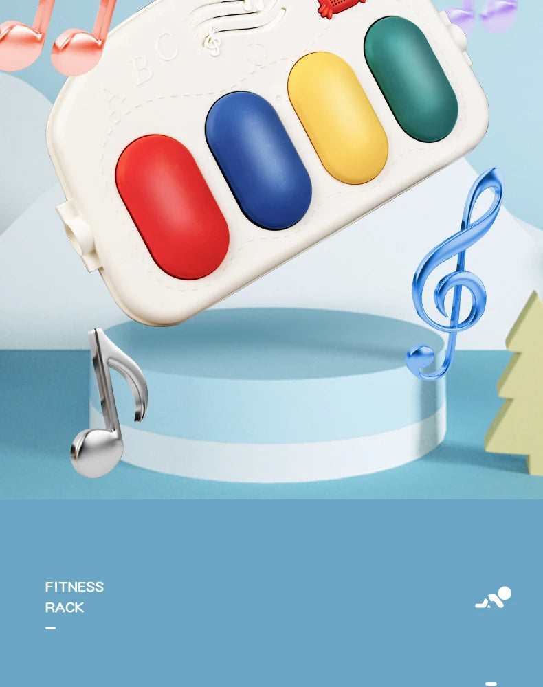 Multifunctional Fitness Frame Baby Activity Gym Play Mat Musical Rack Kid Infant Educational Crawling Carpet Toy Children Gift