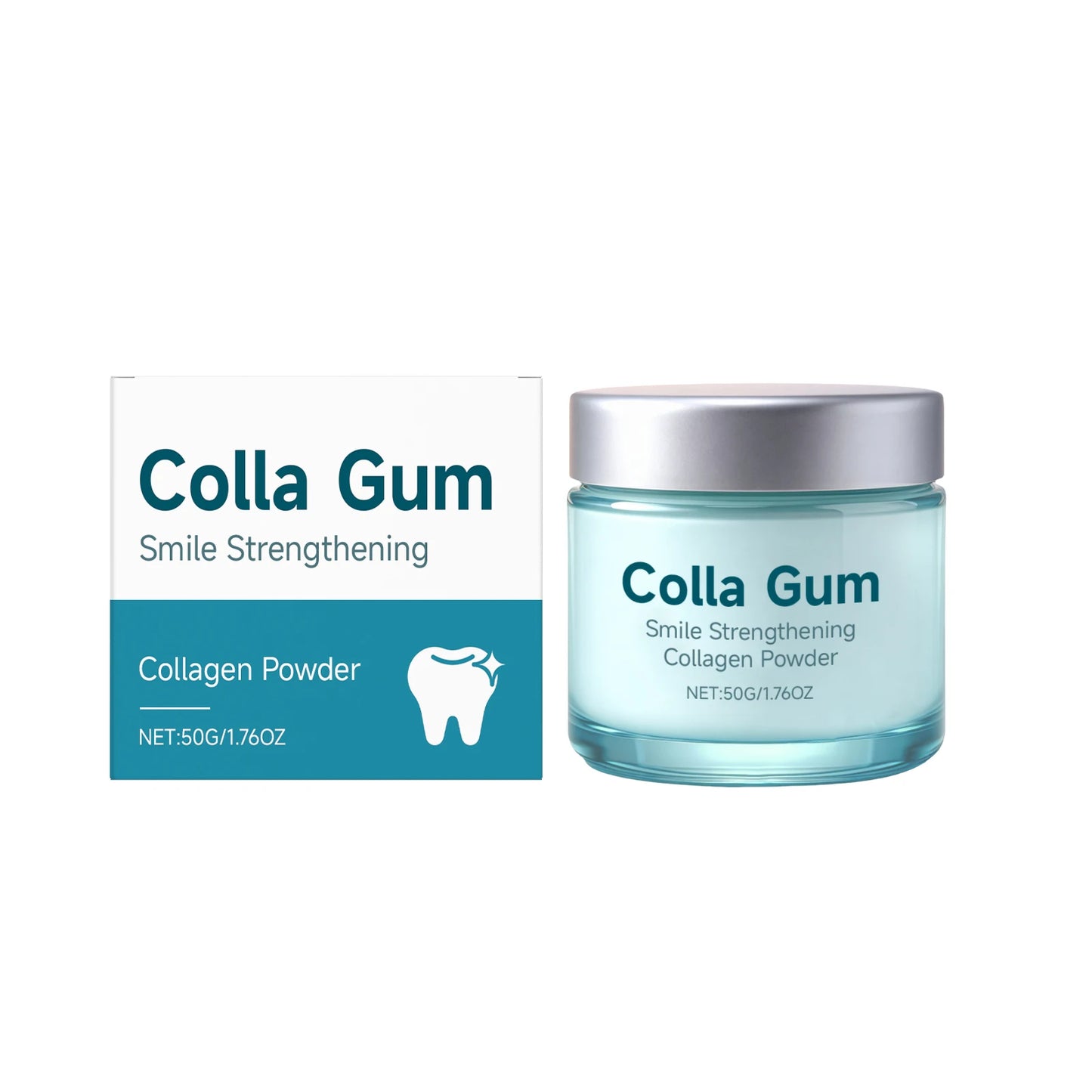 Collagen Tooth Powder Brighten Teeth Soothe Gum Removing Dental Plaque Fresh Breath Relieve Dental Caries Oral Care Teeth Powder
