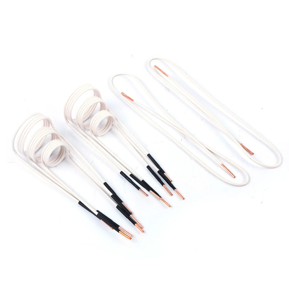 8PCS Induction Coil Kit White For Induction Heater Heater Mini Ductor