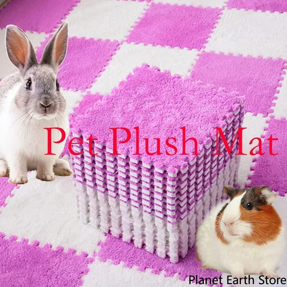 4/10Pcs Rabbit Guinea Pig Cage Liner Small Pet Items Waterproof Anti Slip Bedding Mat Highly Absorbent Pee Pad For Pet SleepMat