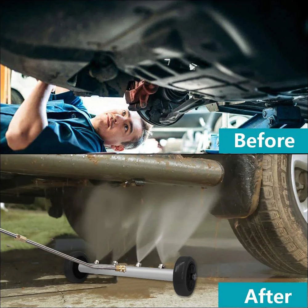 Undercarriage Cleaner Water Broom Car Chassis Wash For Karcher/Parkside/Black Decker Wash The Bottom Of The Car Washer Nozzles