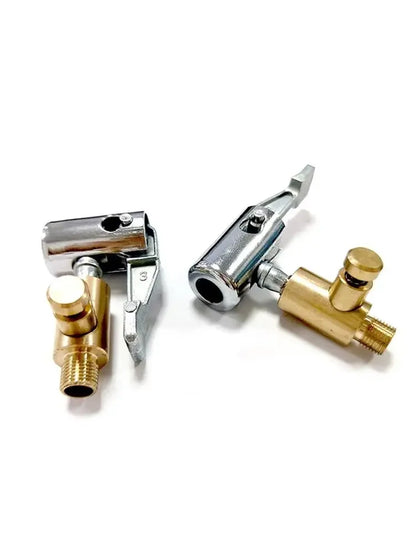 Portable Inflatable Pump for Car Tire Air Chuck Compressor Tire Inflator Tire Chuck with Barb Connector for Hose Repair