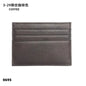 Custom Company Logo Cowhide Card Holder Woman Man Fashion Slim Mini Card Bag Genuine Leather Engrave Name Luxury Casual Purse
