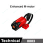 MOC Power Functions M/L/XL Motor Battery Box IR Remote Receiver for RC Car Robot Model Building Blocks Technical Modified Parts