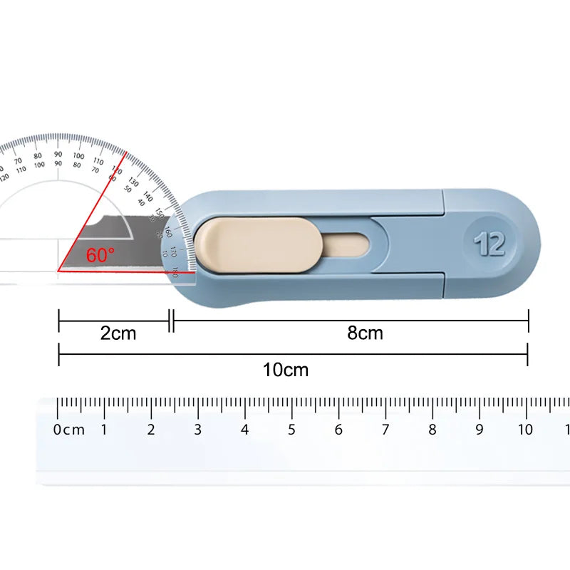 Portable Box Cutter Retractable Multifunctional Quality Artwork Knife For Office Stationery Home Supplies Handmade Crafts Tool
