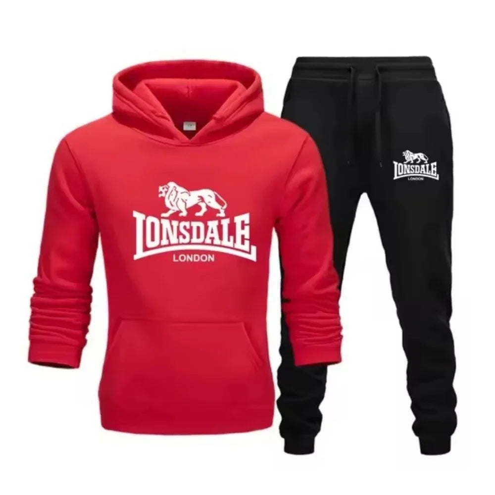 Animal Leopard 2025 Spring Autumn high-quality casual men s sportswear set printed men s hoodie two-piece set sweatshirt