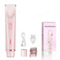 2 In 1 Women Electric Razors Bikini Trimmer Face Shavers Hair Removal for Underarms Legs Lady Body Trimmer Waterproof Painless