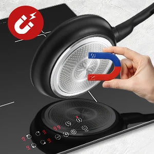 Indukcinė kaitlentė, 4 zonų, įmontuojama, 60 cm, elektrinė, su galios padidinimo (Booster) funkcija, jutiklinis valdymas, 6000 W, 9 galios lygiai, laikmatis 1-99 min., užraktas nuo vaikų