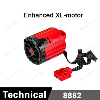 MOC Power Functions M/L/XL Motor Battery Box IR Remote Receiver for RC Car Robot Model Building Blocks Technical Modified Parts