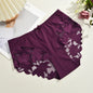 S-XXL Women Lace Panties Patchwork Seamless Underwear Sexy Luxury Hollow Out Solid Briefs Girls' Mid Rise Breathable Lingerie