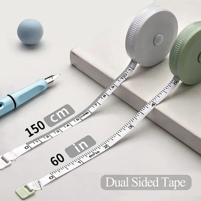 1.5m Portable Double Scale Tape Measure Multi-functional Soft Ruler for Weight Loss Medical Body Measurement Sewing Tailor Craft