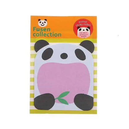 1 Pcs Sticker Cute Kawaii Animal Sticky Notes Notepad Memo Pads Office School Supply Stationery Panda Cat Hare Bookmark Post