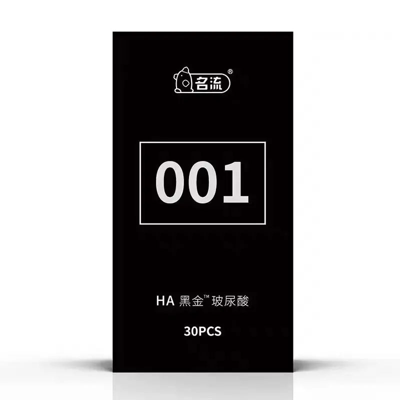 Premium 001 Ultra Thin Condoms 30pcs Non-Latex Safe Condoms Men Women Intimate Health Adult Pleasure Products