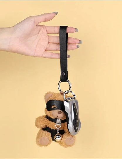 RTET Valentines Gifts for Her or Him BDSM Lover Bear for Submissive Dominant Gift Kinky Fetish Plush Bear Bondage Gifts