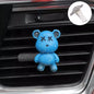 Bear Car Air Freshener Outlet Vent Perfume Clips Fragrance Conditioning Aromatherapy Perfume Clip Car Interior Decoration