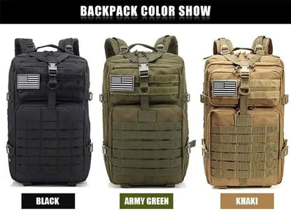 45L Man Tactical Backpacks Traveling Bags Outdoor 3P School Pack EDC Molle Pack For Trekking Hunting Bag camping equipment