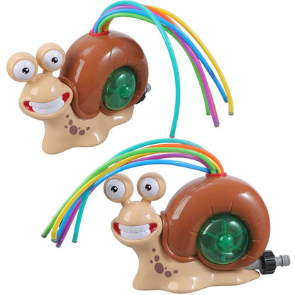 Water Spray Outdoor Toy Snail Sprinkler Backyard Garden Water Toys Summer Yard Cartoon Splash Sprinkler Baby Bath Toy for Kids