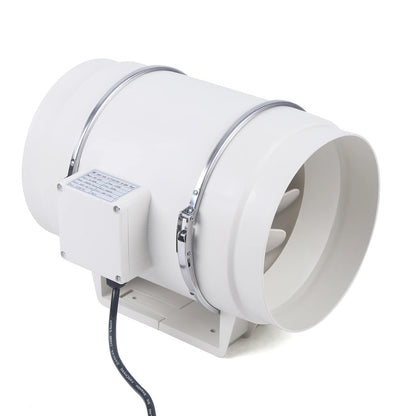 220V Exhaust Fan Silent Duct Ventilation Fan 2600RPM Duct Fan Pipe Extractor for Kitchen Bathroom Toilet (HF-100/HF-150/HF-200)