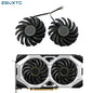 2pcs/lot PLD09210S12HH GTX 1660 1660Ti fan For msi GeForce GTX 1660 SUPER Ti VENTUS XS Graphics Card GPU cooling Fan