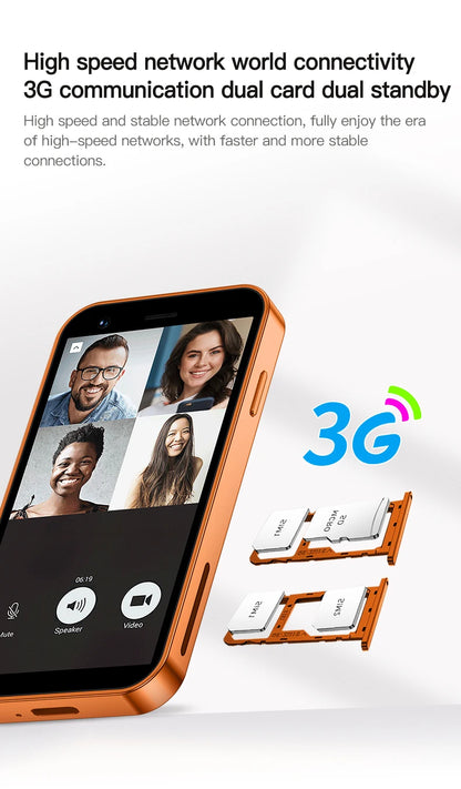 SERVO 18SE MINI Small Android Smartphone 3G WCDMA Dual SIM Card 2GB+16GB Play Store Wi-Fi Face Unlock 3.0 inch Mini Smart Phones