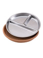 1PCS Stainless Steel Dishes Plate Detachable Suction Bowl For Baby Feeding BPA Free Silicone Base Tableware Newborn Essentials
