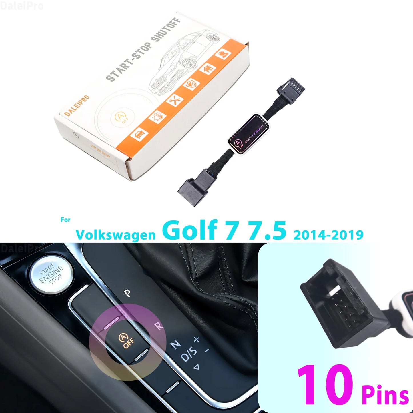 For Volkswagen VW Golf 7 7.5 2014-2019 Automatic Stop Start Engine System Disable Smart Shut Down Car Auto Start Stop Eliminator