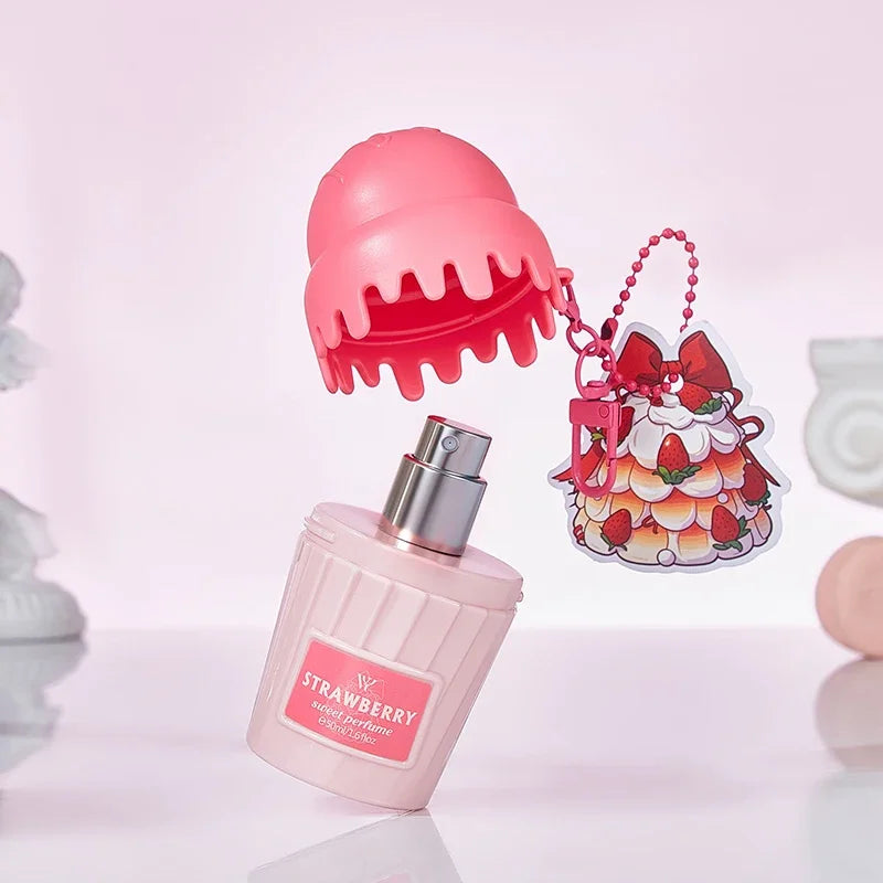 Dubai Arabia Gourmet Eau De Toilette 50ml Cherry Croissant Strawberry Chocolate Scent Cute Delicate Pendant Body Perfume Spray