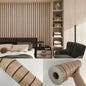 3/5/10M Thick Imitation Grille Wall Stickers Background Wall Decoration Self Adhesive Wall Papers Foam Peel and Stick Wallpapers