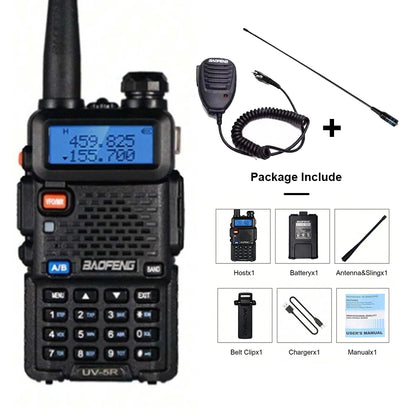 Baofeng UV-5R USB Lange Afstand Dual Band Ham Amateur Met Vhf Uhf Fm CB 128CH 2200mAh Portable Handheld Long Range Two Way Radio