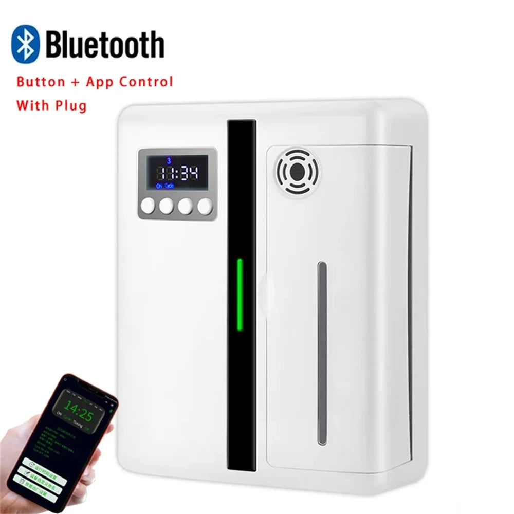 Coverage 300m³ Room Fragrance Diffuser Air Freshener Bluetooth Oil Diffuser For Essential Oil Electric Smell For Home Perfume