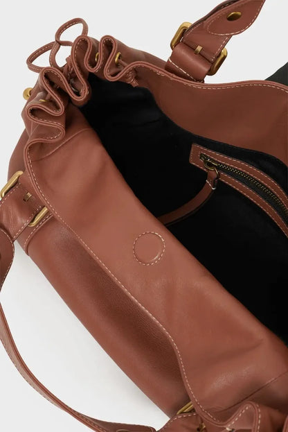 Sac à main à bandoulière Simple pour femmes, sac Boston élégant et polyvalent, sac de travail intérieur en Polyester doux