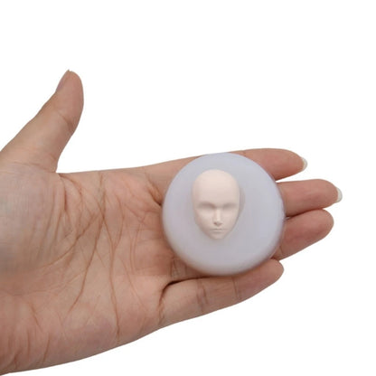 Elf silicone Q version face face mold ultra-light clay soft pottery face mold bjd silicone fairy ears baby face