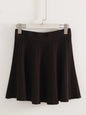 Autumn Knit White Mini Pleated Skirts For Women A Line Skirt Gray High Waist Women Knitted Pleated Short Skirts Korean Fashion