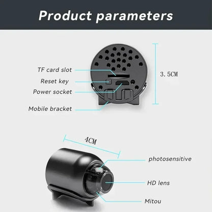 1080P Mini Camera Wireless Surveillance Security Video Cam Night Vision Motion Detect Camcorder Cam Monitor Smart Home 2026 New