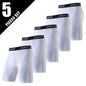 1/2/5Pcs Teenagers To Adults Multi-size Men's Sports Underwear Fitness Long Boxer Shorts Running Training Basketball Football Sh