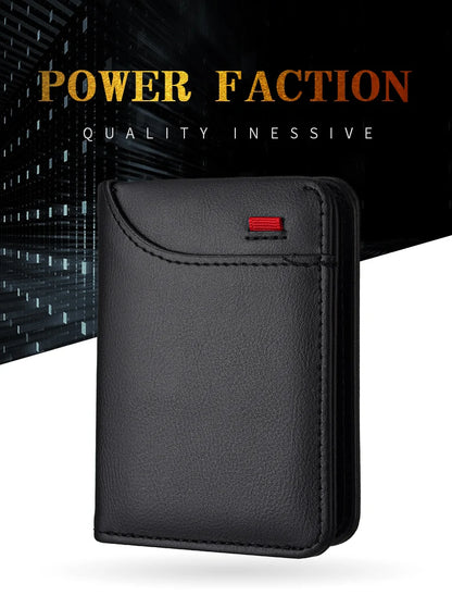 Men's Wallet Vertical Multi Card Small Wallet Driver's License Youth Mini Student Change Bag Card Bag