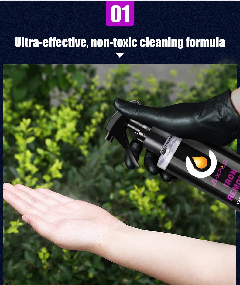 200ml Car Iron Remover Protect Paint Wheels And Brake Rim Metal Dust & Iron Powder Remover JB-XPCS 18