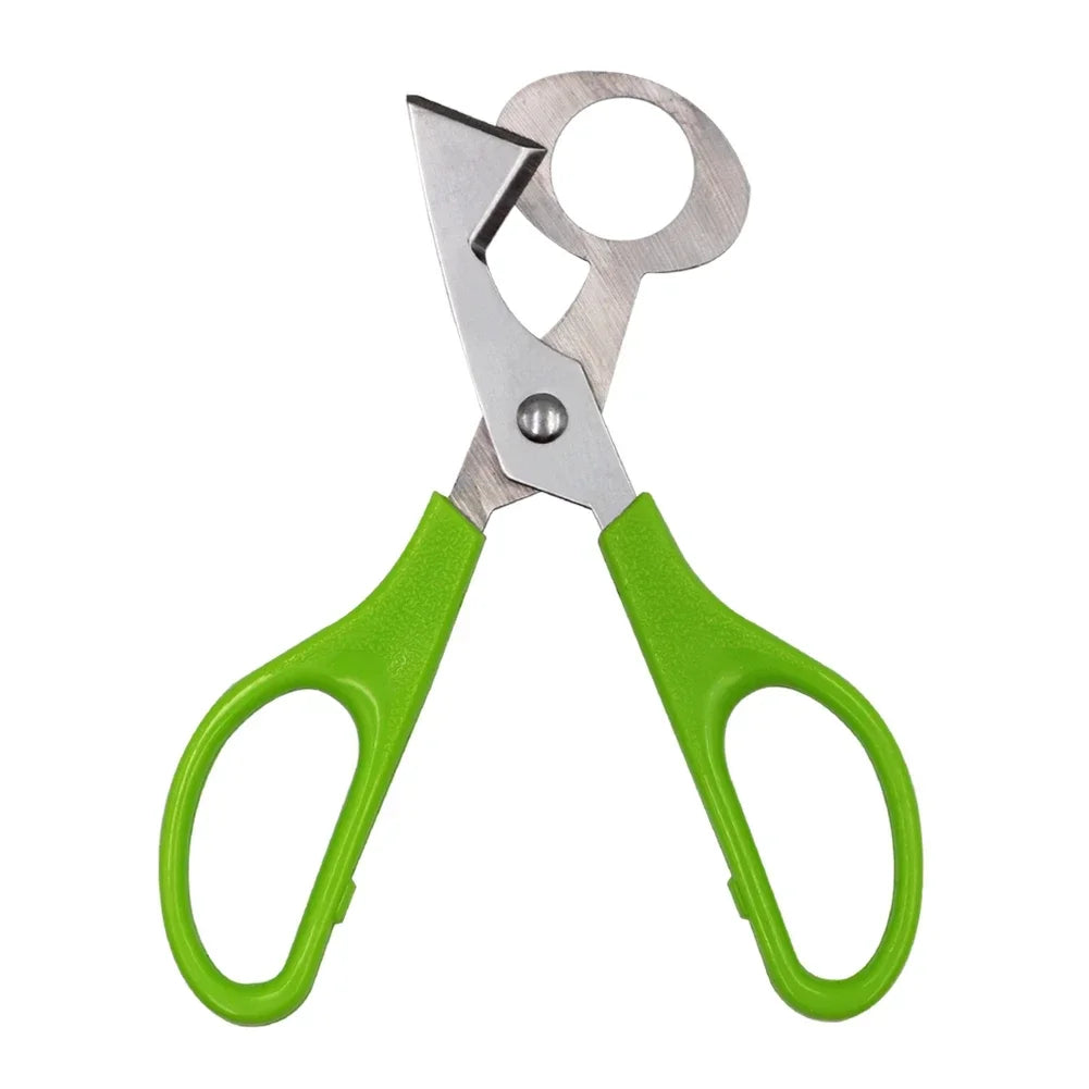 For Cutter Scissors Pigeon Bird Quail Egg Cutter Opener Cracker Kitchen Clipper Tool 10PCS Stainless Steel Quail Egg