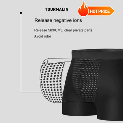2026 Men Magnetic Therapy Boxer Briefs Breathable Comfortable Underwear with 22 Health Magnets for Blood Circulation L-6XL Size