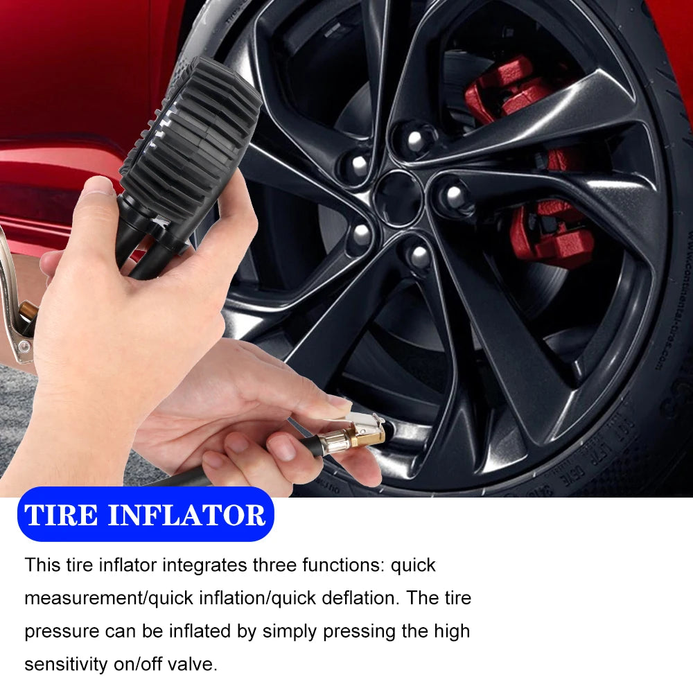 Digital Display Tire Pressure Gauge Auto Accessories High-precision Monitoring Inflation Gun Universal Car Tire Manometro