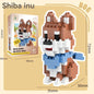 DIY Creative Micro Building Blocks Set  Dogs  Cartoon Character Models DIY Educational Toys For Children Birthday Gift
